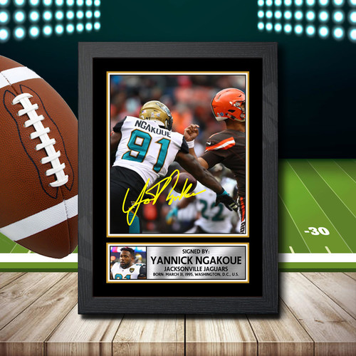 Yannick Ngakoue 2 printed autograph poster print