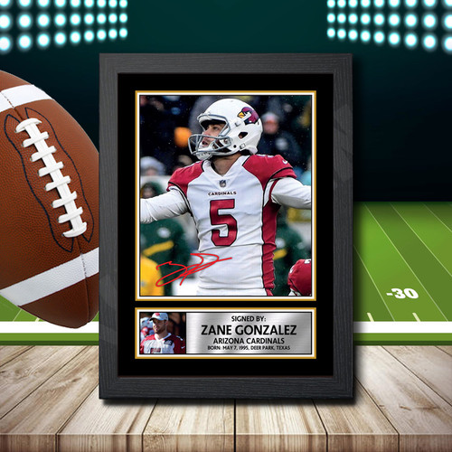 Zane Gonzalez 2 printed autograph poster print