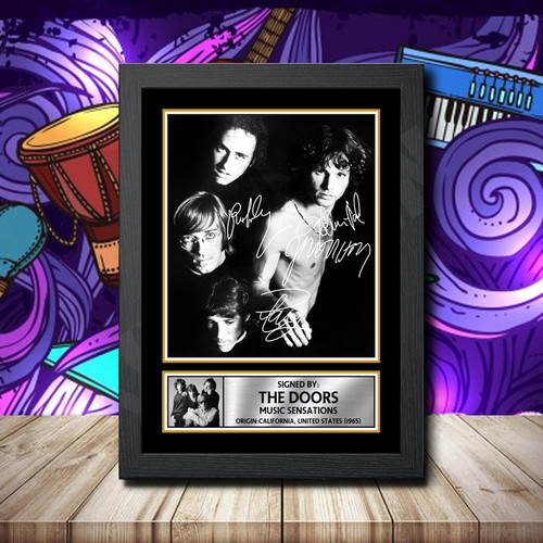 The Doors 3 printed autograph poster print