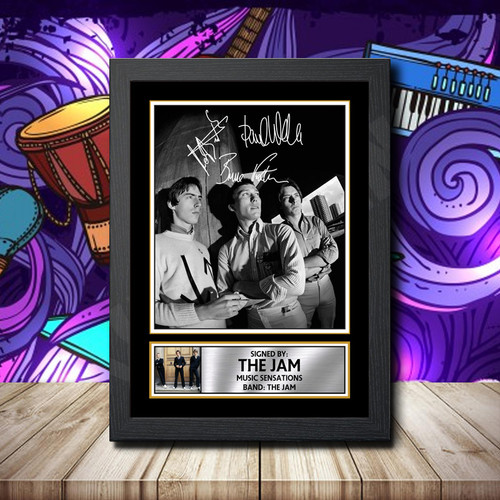 The Jam 3 printed autograph poster print