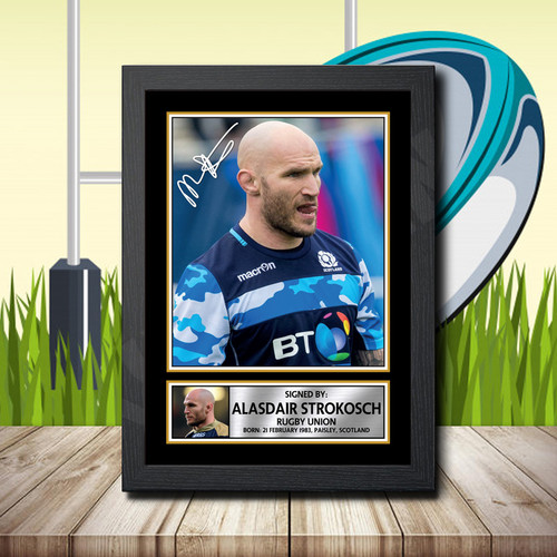 Alasdair Strokosch 2 printed autograph poster print