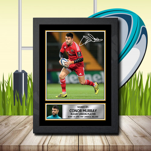 Conor Murray 2 printed autograph poster print