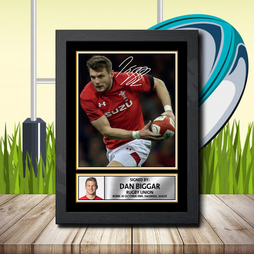 Dan Biggar 1 printed autograph poster print