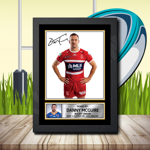 Danny Mcguire 1 printed autograph poster print