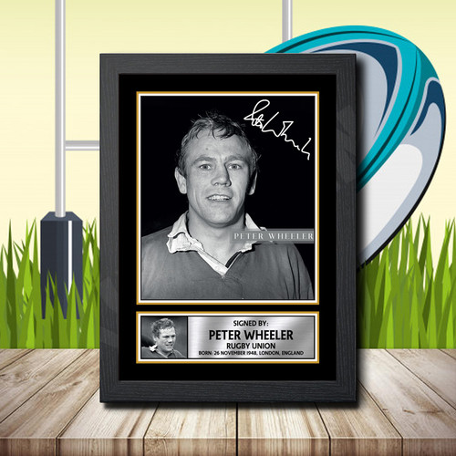Peter Wheeler 1 printed autograph poster print