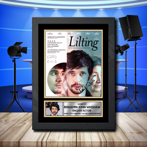 Ben Whishaw 3 printed autograph poster print