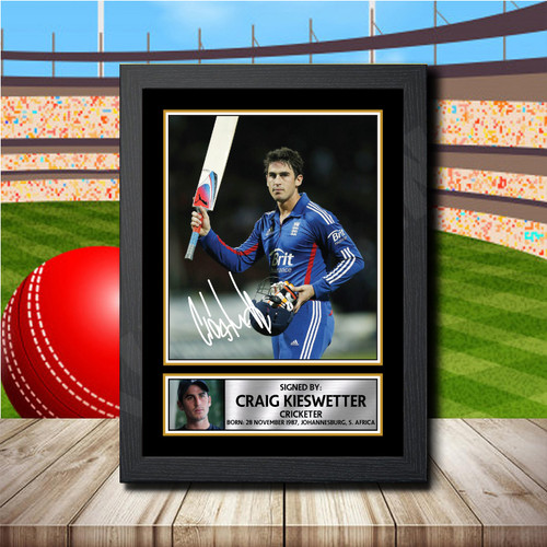 Craig Kieswetter printed autograph poster print
