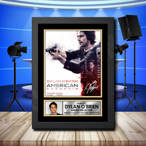 Dylan O'brien 1 printed autograph poster print