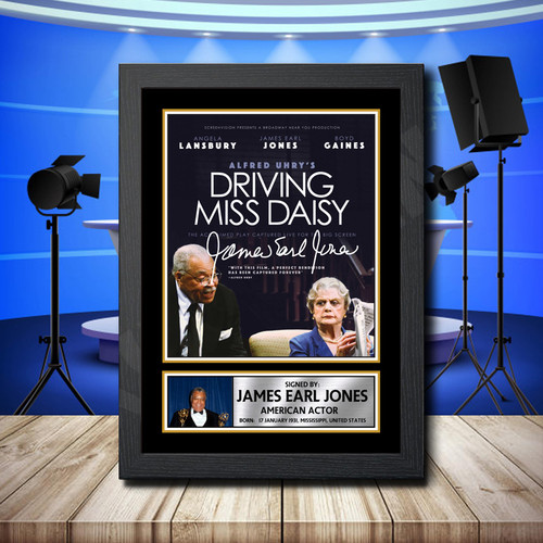 James Earl Jones 1 printed autograph poster print
