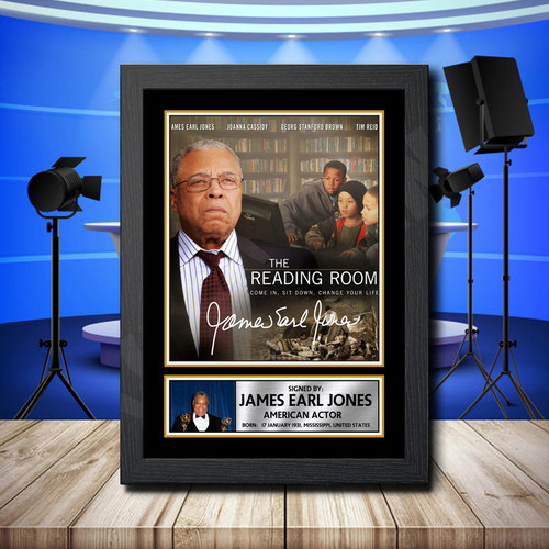James Earl Jones 2 printed autograph poster print
