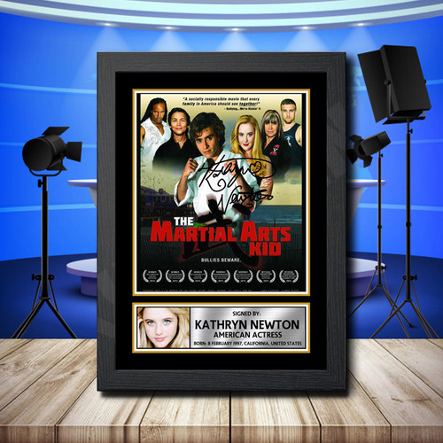 Kathryn Newton 2 printed autograph poster print