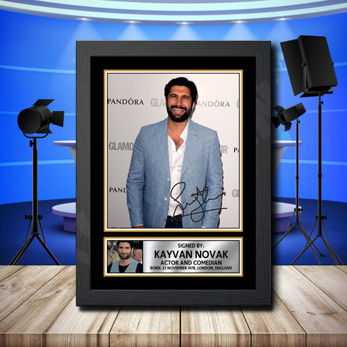 Kayvan Novak Facejacker 1 printed autograph poster print