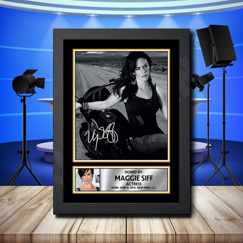 Maggie Siff printed autograph poster print