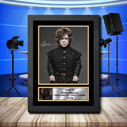 Peter Dinklage printed autograph poster print