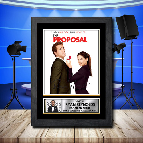 Ryan Reynolds 1 printed autograph poster print