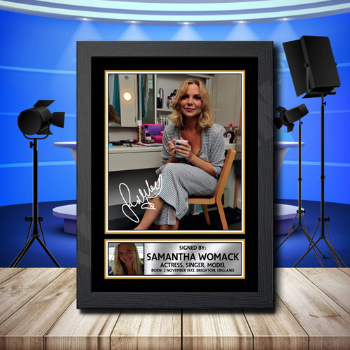 Samantha Womack 1 printed autograph poster print