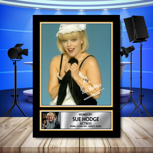 Sue Hodge Allo Allo 2 printed autograph poster print