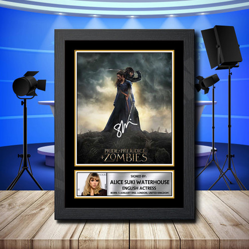 Suki Waterhouse 1 printed autograph poster print