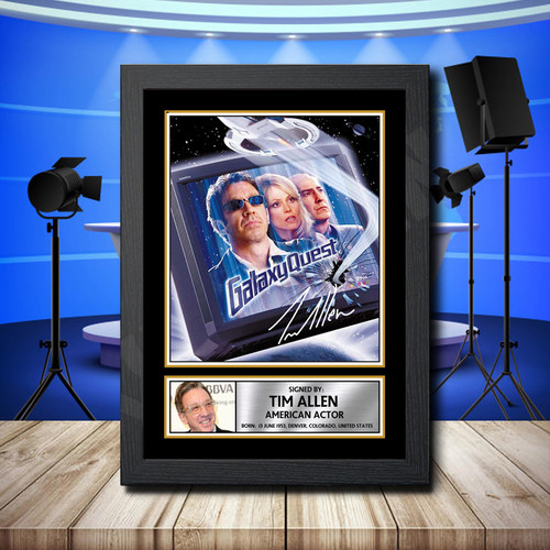 Tim Allen 3 printed autograph poster print