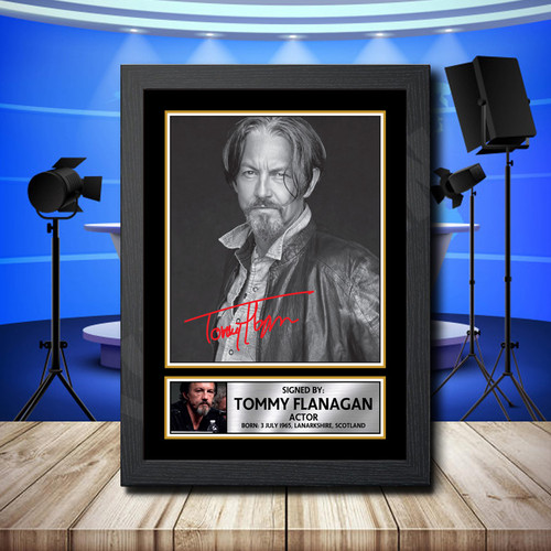 Tommy Flanagan printed autograph poster print