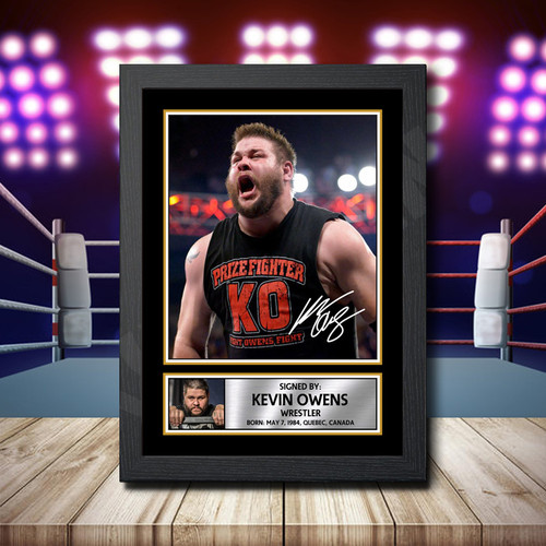 Kevin Owens printed autograph poster print