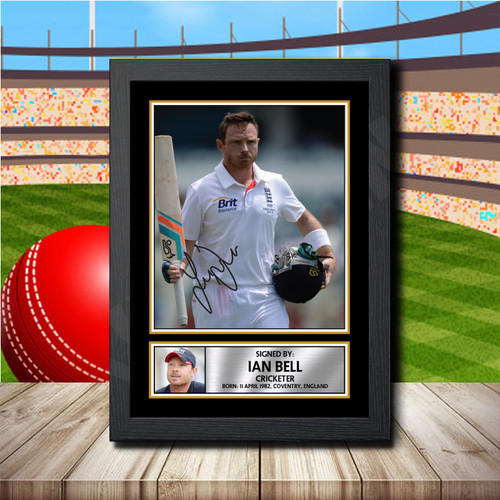 Ian Bell printed autograph poster print