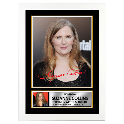 Suzanne Collins Authors printed autograph poster print