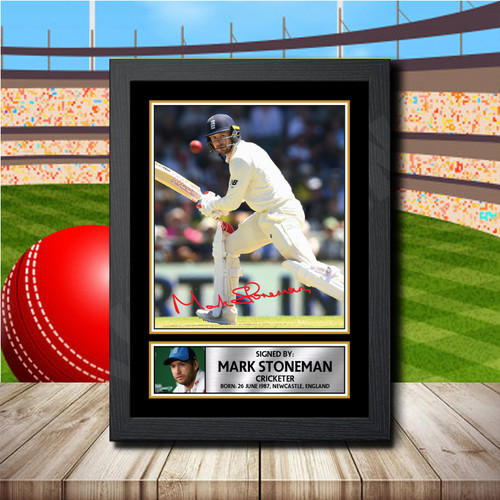 Mark Stoneman printed autograph poster print