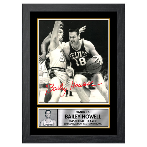 Bailey Howell Basketball Player printed autograph poster print