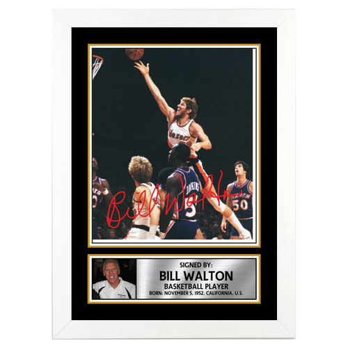 Bill Walton 2 Basketball Player printed autograph poster print