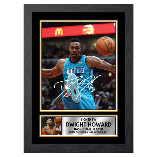 Dwight Howard 2 Basketball Player printed autograph poster print