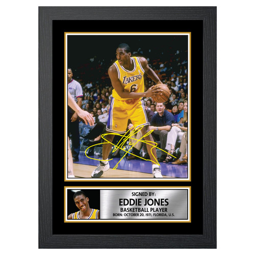 Eddie Jones 2 Basketball Player printed autograph poster print