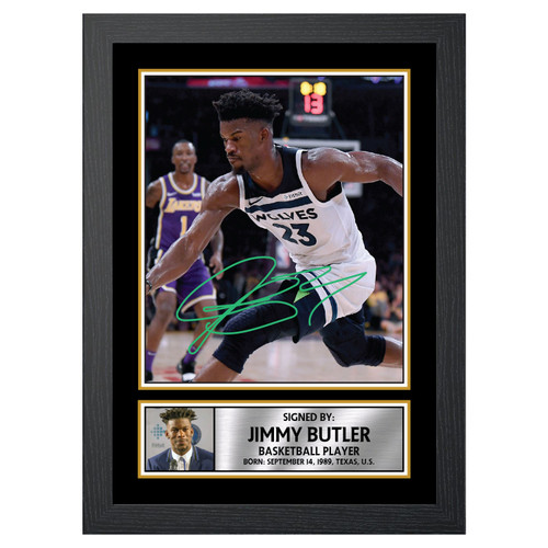 Jimmy Butler 2 Basketball Player printed autograph poster print