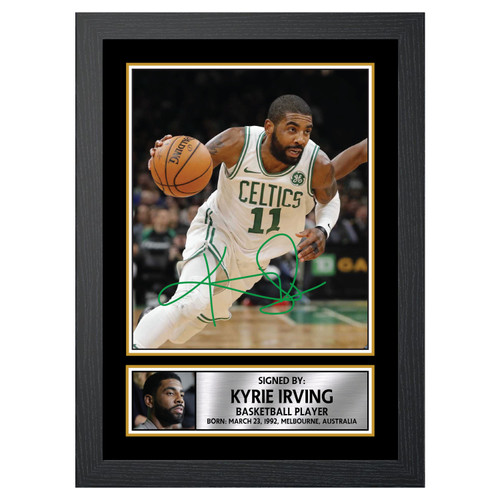 Kyrie Irving 2 Basketball Player printed autograph poster print
