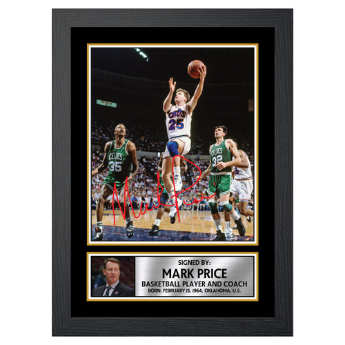 Mark Price Basketball Player printed autograph poster print