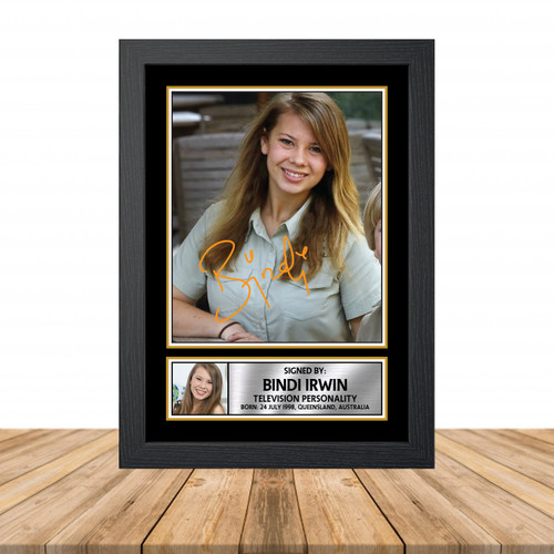 Bindi Irwin Television printed autograph poster print