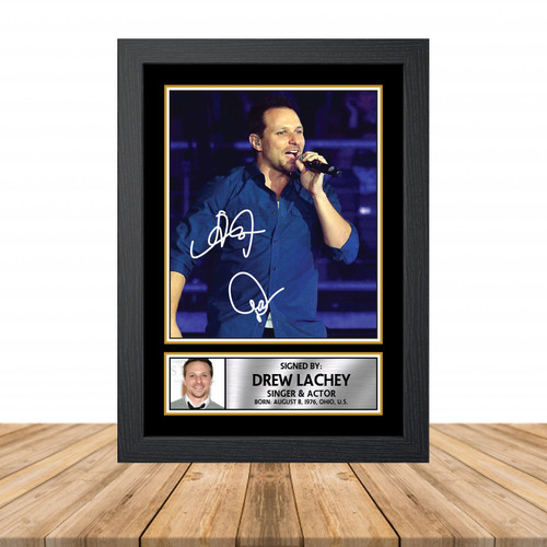 Drew Lachey Television printed autograph poster print