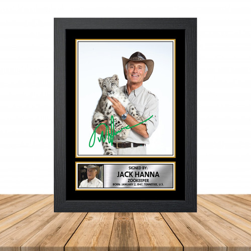 Jack Hanna Television printed autograph poster print