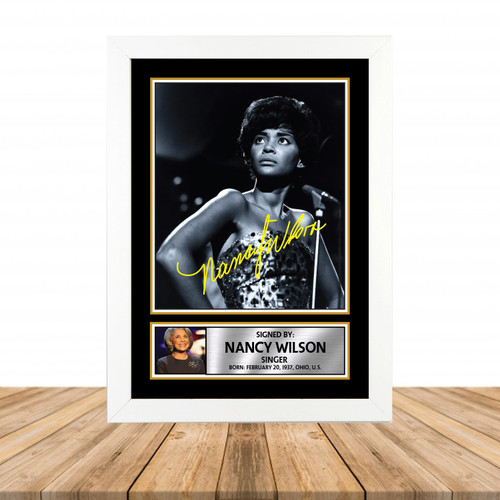Nancy Wilson Television printed autograph poster print