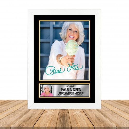 Paula Deen Television printed autograph poster print