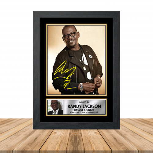 Randy Jackson Television printed autograph poster print