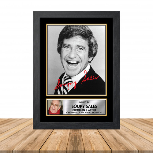 Soupy Sales Sign M931 Television Printed Autograph Poster Print Photo Signature Gift