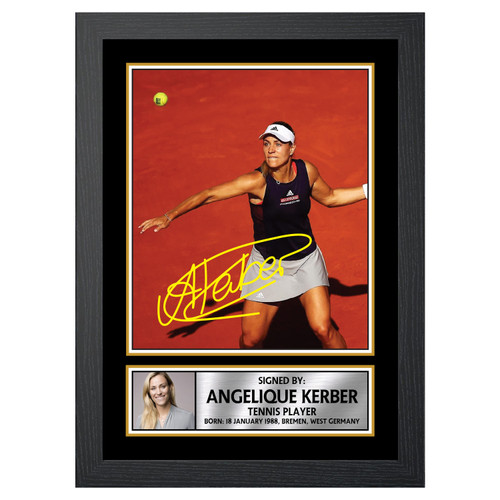Angelique Kerber Tennis Player printed autograph poster print