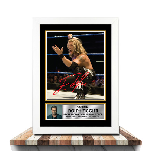 Edge Wrestling printed autograph poster print