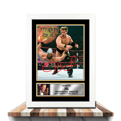 JBL Wrestling printed autograph poster print
