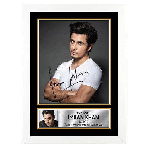 Imran Khan Bollywood printed autograph poster print