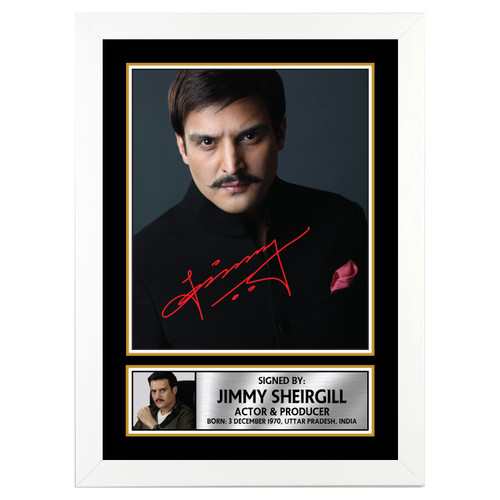 Jimmy Shergill Bollywood Printed Autograph Poster Print Photo Signature Gift