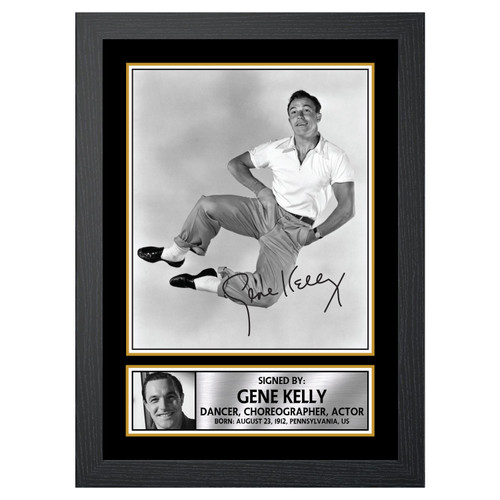 Gene Kelly Dancers printed autograph poster print
