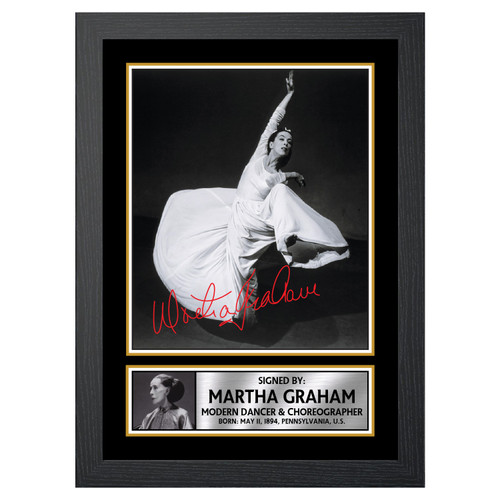 Martha Graham Dancers printed autograph poster print