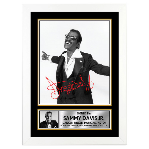 Sammy Davis 2 Dancers printed autograph poster print